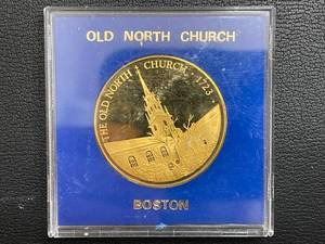 lot 22 image: Old North Church of Boston Token