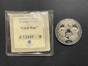 lot 48 image: Liberia $5 Dollar Coin
