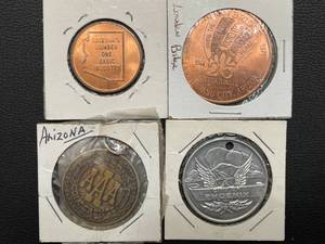 lot 50 image: 4 Arizona Tokens