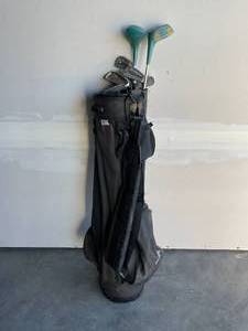 Golf Clubs and Bag
