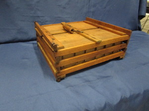 Vintage Wooden Egg Crate