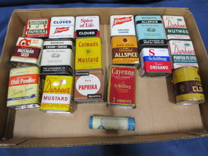 Vintage Spice Tins