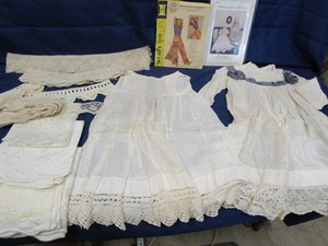 Vintage Childs Clothes, Lace Edging