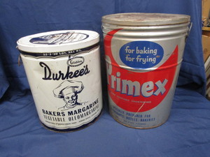 Vintage Margarine & Shortening Cans