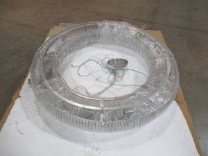 lot 420 image: Gallery Crystal Ring Chandelier, 40 in., GB104-313212.