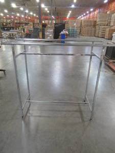 lot 500 image: 24 x 60 Height Adjustable Clothes Display Rack - Used in Retail Store.