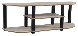 lot 491 image: Signature Design By Ashley Bertmond 48 TV Stand in Light BrownBlack - NEW IN BOX