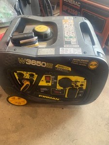 lot 11 image: Firman  w3650ie portable Generator been used over the winter 
