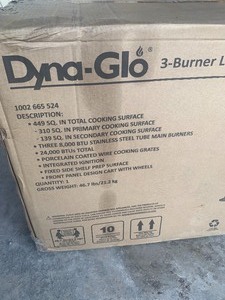 lot 8 image: Dyna Glo LP Grill new in box