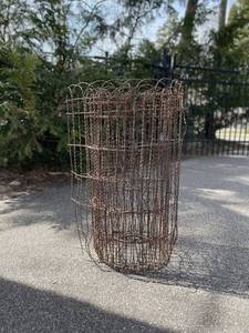 lot 39 image: Roll of Vintage Metal Wire Fencing