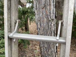 lot 49 image: 2 Large Aluminum Extension Ladders
