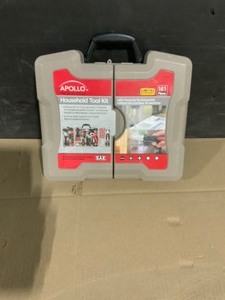 Apollo Home Tool Kit with 3.6-Volt Li-Ion Cordless Screwdriver,(161-Pieces). See Pictures