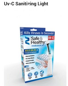 (10) As Seen on TV Safe & Healthy Disinfecting UV Light. See Pictures