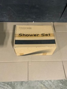 ELLO&ALLO 2-Handle 2-Spray of Rain Shower Faucet 8 in. Round Shower Head with Handheld Kit in Brushed Nickel (Valve Included). See Pictures