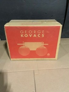 George Kovacs Alluria 2-Light Weathered Black with Autumn Gold Accents Bath Light. See Pictures
