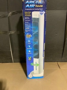 ARCTIC AIR Oscillating Tower 305 CFM 3 speed Portable Evaporative Cooler for 100 sq ft. See Pictures