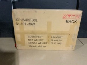American Woodcrafters Filmore 30 in. Grey Swivel Bar Stool. See Pictures