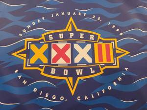 lot 82 image: Super Bowl 1998 Cushion Souvenir