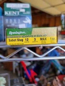 lot 92 image: Remington 12 gauge 3 Sabot Slugs