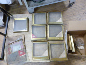 lot 4 image: 10 Vintage Store Food Bin Covers