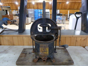 lot 61 image: Vintage Enterprise Mfg. Sausage StufferLard Press