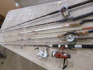 lot 71 image: Fishing Rods and Reels