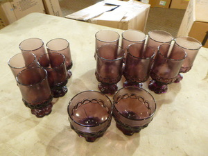 lot 77 image: Purple Glass Collection