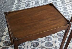 Pair of Vintage Mahogany Side Tables