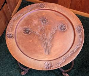 Tray Topped Side Table