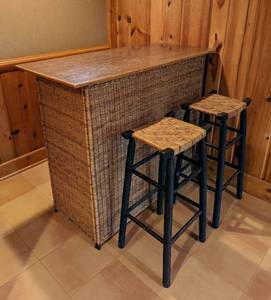 Wicker Bar Set