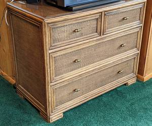Ficks and Reed Rattan Dresser