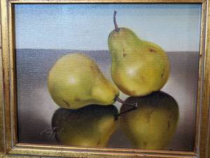 Pair of Framed Still Life Canvas Prints