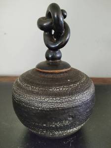 Handmade Lidded Dish Signed by Artist