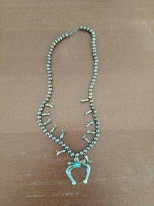 Navajo Childs Squash Blossom Necklace