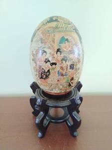 Satsuma Style Ceramic Egg