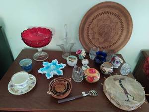 Collection Of Glass And Dcor