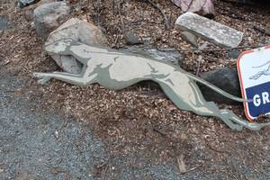 lot 627 image: Greyhound Metal Sign
