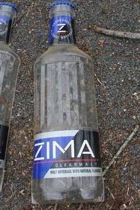 lot 628 image: Zima Plastic Sign