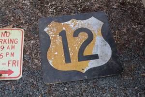 lot 643 image: Highway 12 Metal Sign