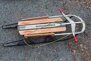 lot 651 image: Vintage Gladding Champion GTO Snow Sled