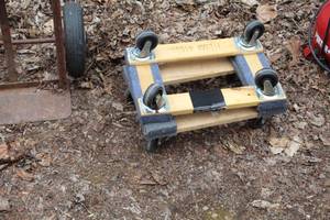 lot 669 image: Lot of (2) Ironton 1000-lb Hardwood Carpeted Movers Dolly