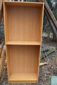 lot 672 image: Wood Bookcase