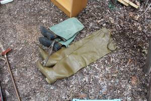 lot 680 image: Lot of (2) LaCrosse Rubber Mills Hip Waders