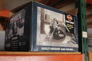 lot 812 image: Harley-Davidson Tank Radio (New In Box )