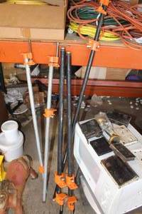 lot 827 image: Lot of (5) Bar Clamps