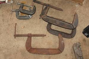 lot 843 image: Lot of (5) C-Clamps