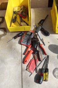 lot 892 image: Parts Organizer, Misc. Hand Tools