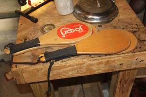 lot 704 image: Lot of (4) Jokari Champ Model Paddles