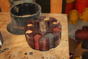 lot 723 image: Poker Chip Set, Poker Chip Holder