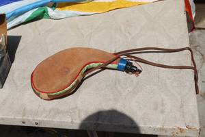lot 993 image: Leather Water Flask